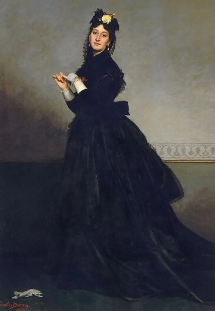 La Dame au gant. Mme Carolus-Duran, née Pauline Croizette (1839-1912), peintre (toiles sur châssis) Toiles Sur Châssis|Affiches D'Art