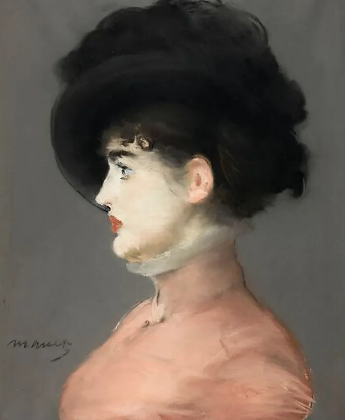La femme au chapeau noir: portrait d'Irma Brunner la Viennoise (panneaux aluminium)