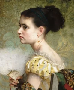 Online La femme à l'éventail (toiles encadrées) Toiles Encadrées|Affiches D'Art Encadrées
