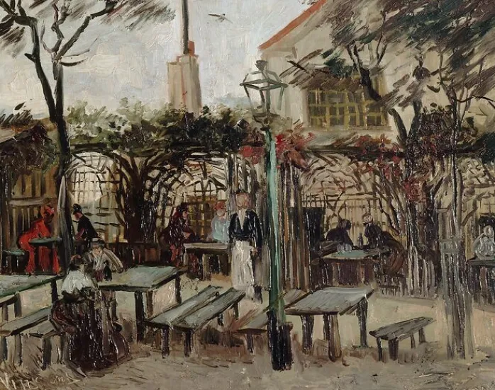 La Guinguette à Montmartre (panneaux aluminium)