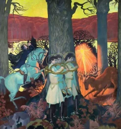 La Légende de saint Hubert (panneaux acryliques)