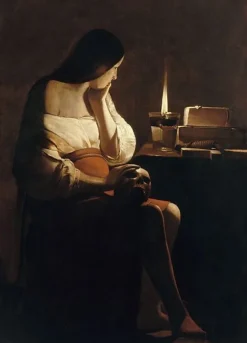 La Madeleine à la veilleuse (toiles sur châssis)
