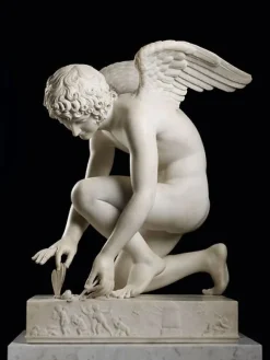 New L'Amour dit aussi L'Amour prenant un papillon (toiles encadrées) Toiles Encadrées|Toiles Sur Châssis