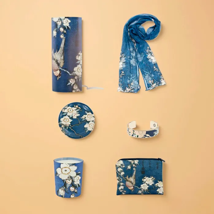Lampe Katsushika Hokusai - Bouvreuil et cerisier