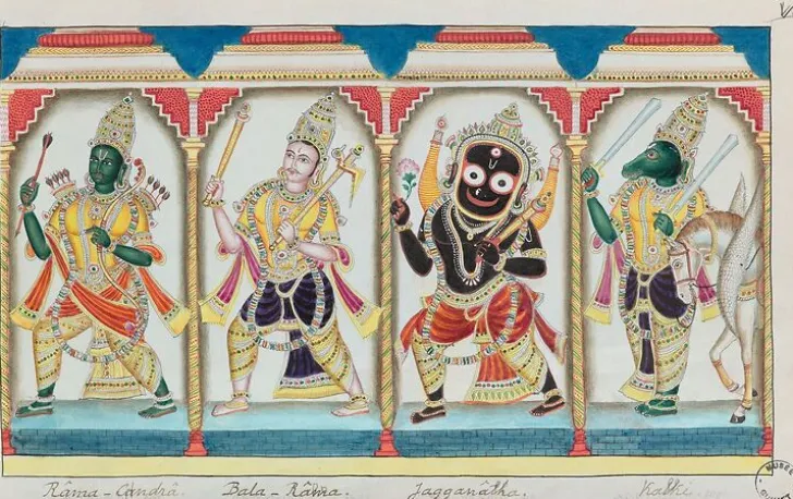 New La naissance de Krishna (planches XXIII) (toiles sans cadre) Toiles Sans Cadre|Toiles Sur Châssis