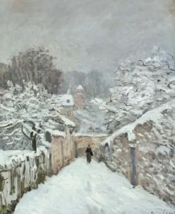 La neige à Louveciennes (panneaux acryliques)
