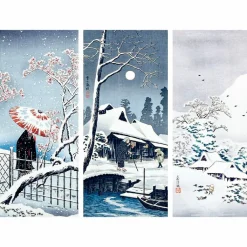 New La neige par les grands maîtres de l'estampe japonaise Livres D'Art