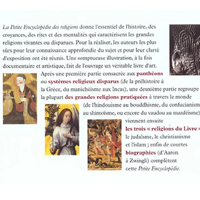 La Petite Encyclopédie des religions