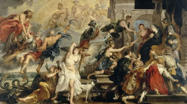 Clearance L'Apothéose d'Henri IV et la proclamation de la régence de Marie de Médicis, le 14 mai 1610 (panneaux acryliques) Panneaux Acryliques|Toiles Encadrées