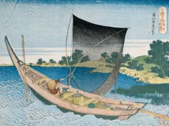 La rivière Tone dans la province de Kazusa (panneaux aluminium)