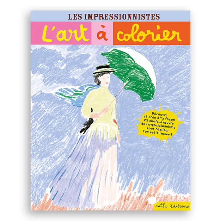 Sale L'art à colorier - Les impressionnistes Loisirs Créatifs|Livres Jeunesse