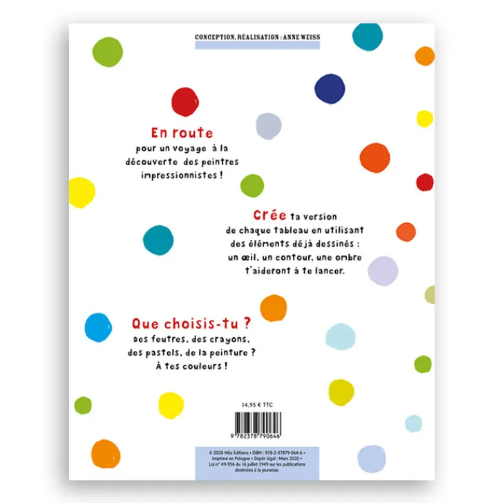 Sale L'art à colorier - Les impressionnistes Loisirs Créatifs|Livres Jeunesse