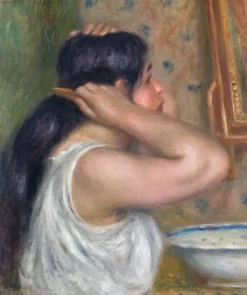 La Toilette: femme se peignant (toiles encadrées)