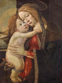 La Vierge et l'Enfant (affiches d'art encadrées)