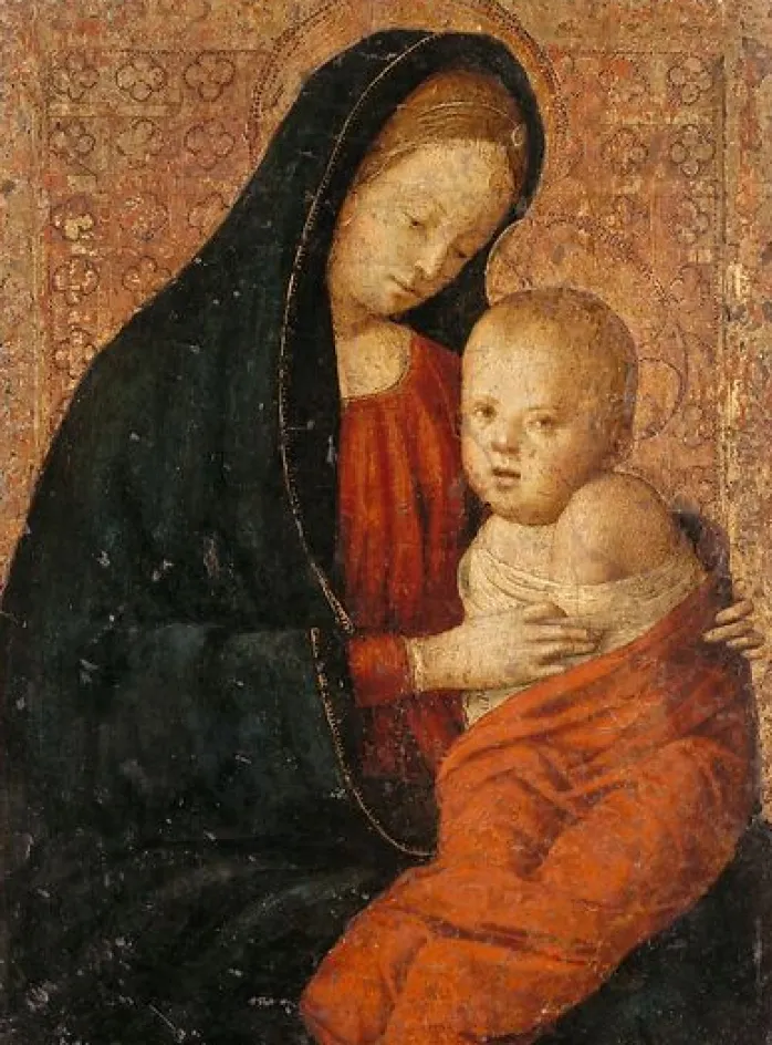La vierge et l'Enfant (panneaux acryliques)