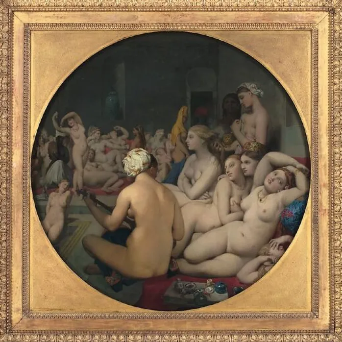 Le Bain turc (toiles encadrées)