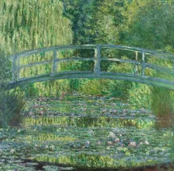 Le Bassin aux nymphéas: harmonie verte (toiles sans cadre)