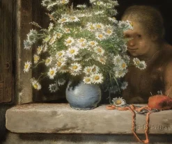 Le Bouquet de marguerites (détail) (affiches d'art encadrées)