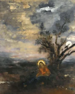 Le Christ au jardin des Oliviers (panneaux acryliques)