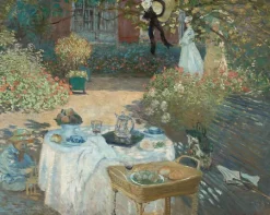 Le déjeuner: panneau décoratif (affiches d'art encadrées)