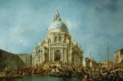 Le Doge de Venise se rend à la Salute, le 21 novembre (panneaux aluminium)