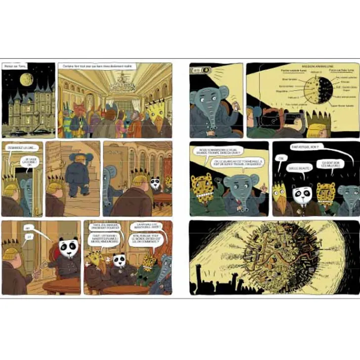 New Le fou caché de la lune Livres Jeunesse