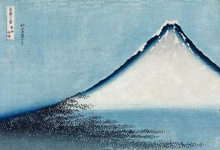 Online Le Fuji bleu (toiles sans cadre) Toiles Sans Cadre|Toiles Encadrées