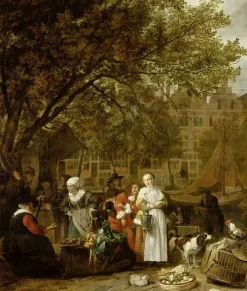 Le Marché aux herbes d'Amsterdam (panneaux aluminium)