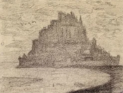 Le Mont de Saint-Michel dans la brume (panneaux aluminium)