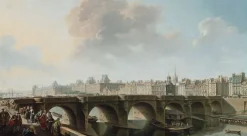 Le pont Neuf et la Samaritaine, à Paris (panneaux acryliques)