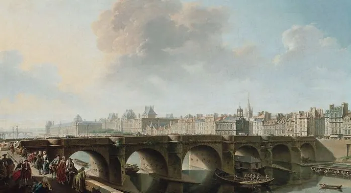 Le pont Neuf et la Samaritaine, à Paris (panneaux acryliques)
