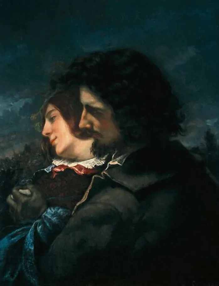 Les Amants dans la campagne, sentiments du jeune âge dit aussi Les Amants heureux (affiches d'art)