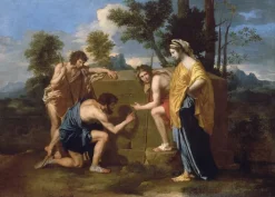 Les Bergers d'Arcadie dit aussi "Et in Arcadia Ego" (toiles sur châssis)