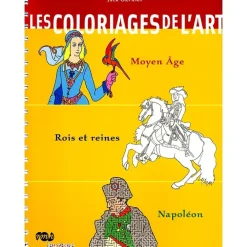 Les coloriages de l'art Moyen Âge, Rois et reines, Napoléon