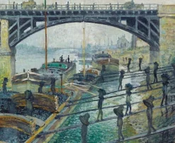 Les Déchargeurs de charbon (affiches d'art encadrées)
