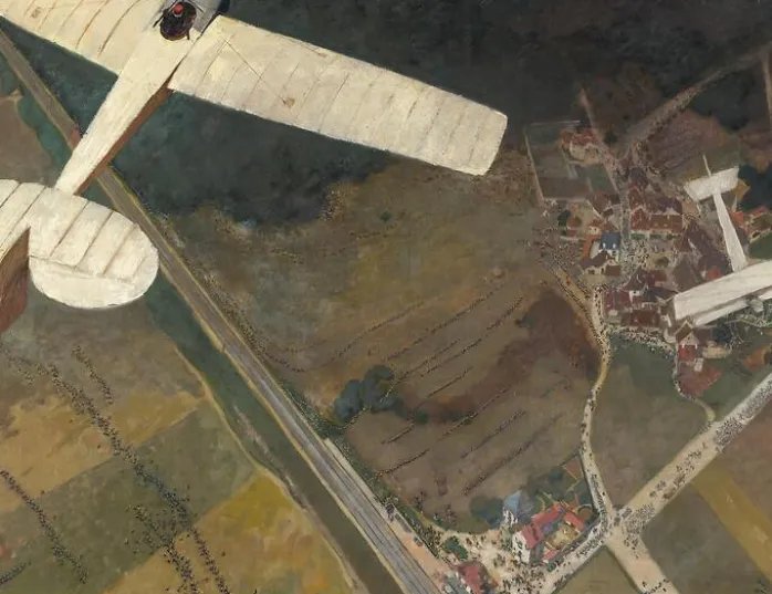 Les Grandes Manoeuvres vues d’un aéroplane (affiches d'art encadrées)