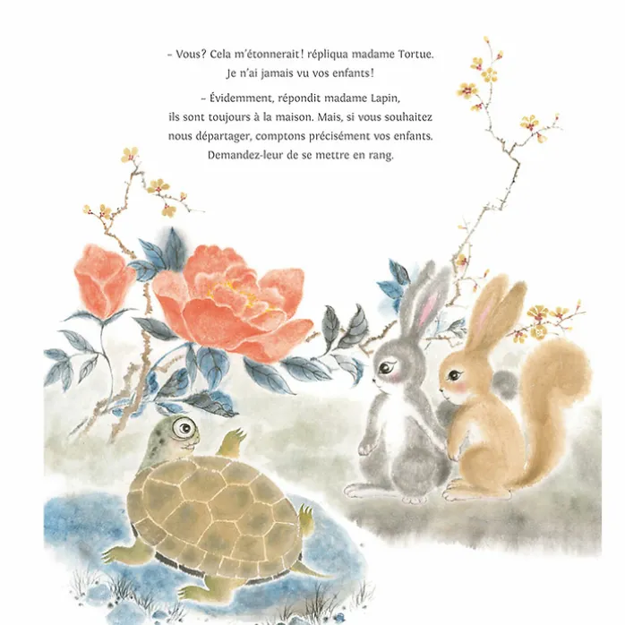 Les lapins et la tortue
