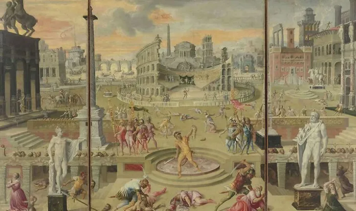 Online Les Massacres du Triumvirat (toiles sans cadre) Toiles Sans Cadre