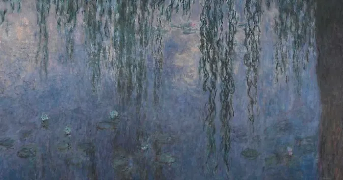 Les Nymphéas : Le Matin aux Saules (toiles encadrées)