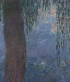 Hot Les Nymphéas : Le Matin aux Saules (toiles encadrées) Toiles Encadrées|Affiches D'Art Encadrées
