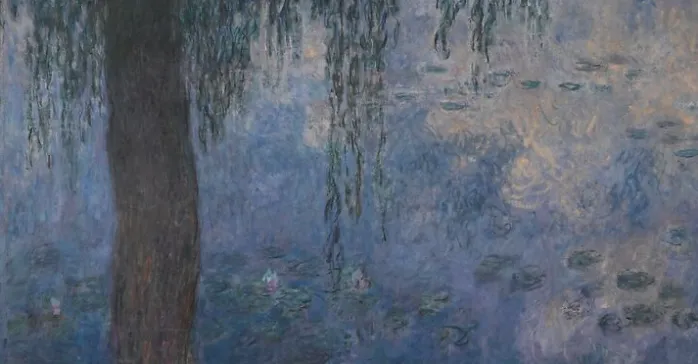 Les Nymphéas : Le Matin aux Saules (panneaux aluminium)