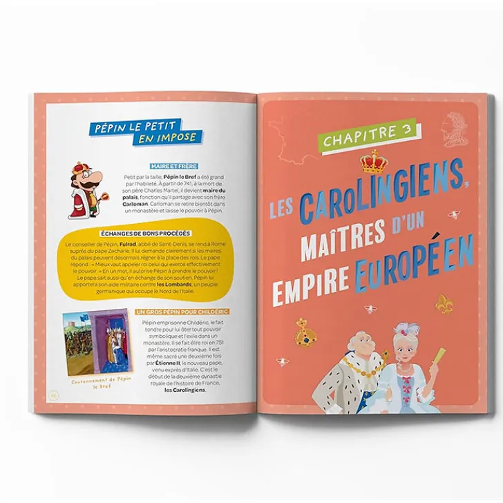 Hot Les Petits Fortiches - Rois et reines de France Livres Jeunesse