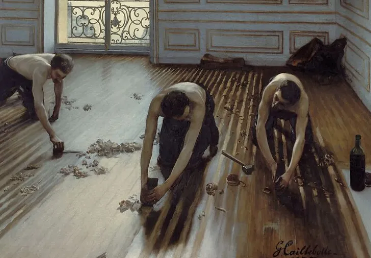 Sale Les raboteurs de parquet (toiles sans cadre) Toiles Sans Cadre|Toiles Encadrées