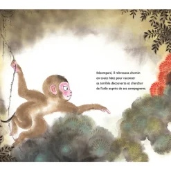 Les singes et la lune