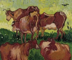Les Vaches (d’après Gachet, d’après Jordaens) (affiches d'art)