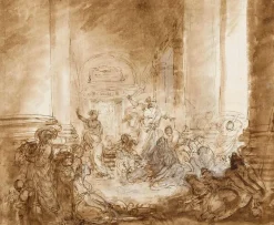 Discount Les vendeurs chassés du Temple (toiles sans cadre) Toiles Sans Cadre|Toiles Sur Châssis