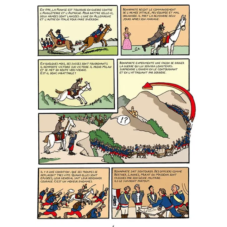 Best L'Histoire de France en BD - Napoléon et l'Empire Livres Jeunesse