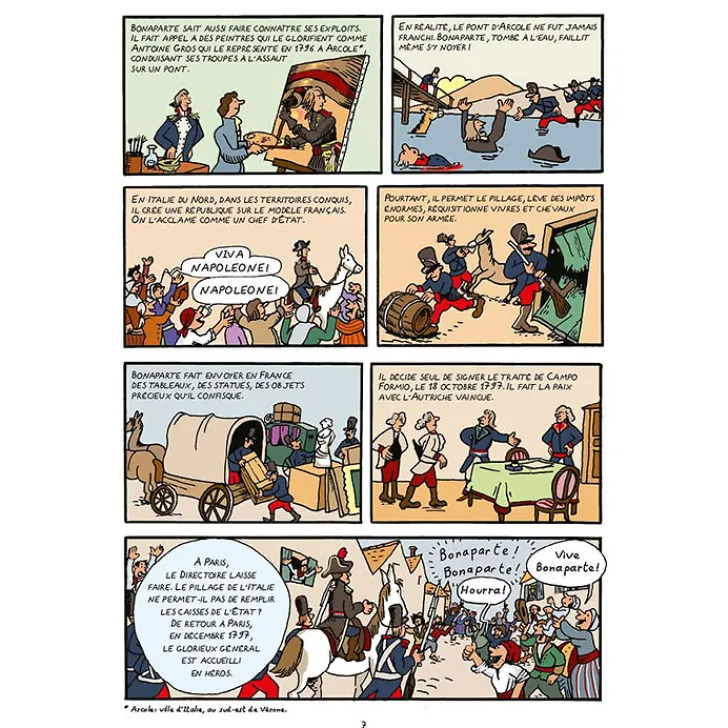 Best L'Histoire de France en BD - Napoléon et l'Empire Livres Jeunesse