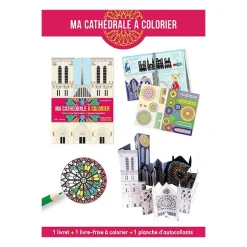 Discount Livre-frise Ma cathédrale à colorier Loisirs Créatifs