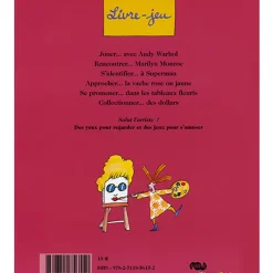 Livre-jeu Au pays de Andy Warhol - Salut l'artiste